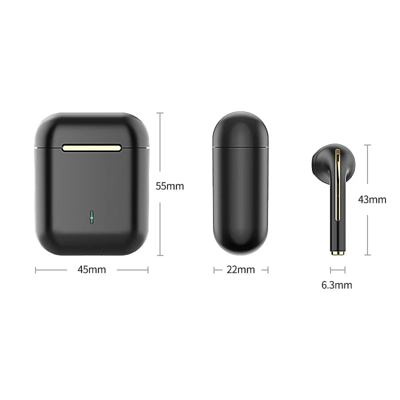 Wireless Earphone Noise Cancelling Update Bluetooth 5.3 Headset HD Music Headphone In-Ear Handsfree With Mic