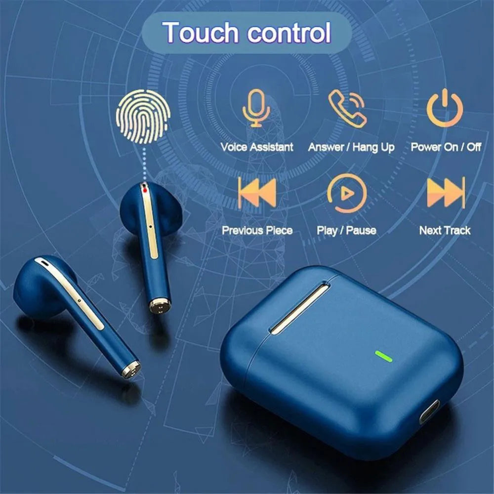 Wireless Earphone Noise Cancelling Update Bluetooth 5.3 Headset HD Music Headphone In-Ear Handsfree With Mic