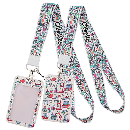 LT782 Chemistry teacher Gift Neck Strap Lanyards Keychain Badge Holder ID Card Pass Hang Rope Lariat Lanyard Keyring Accessories