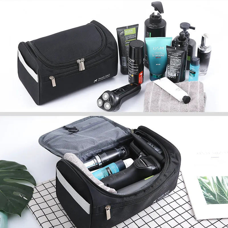 Portable Storage Bag Toiletries Organizer Women Travel Cosmetic Bag Hanging Waterproof Wash Pouch