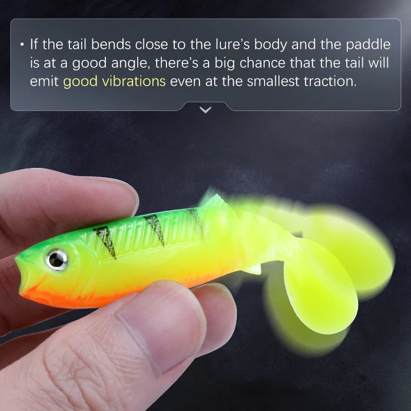 Cannibal Baits 80mm 100mm 125mm Artificial Soft Fishing Lures Wobblers Fishing Soft Lures Silicone Shad Worm Bass Baits