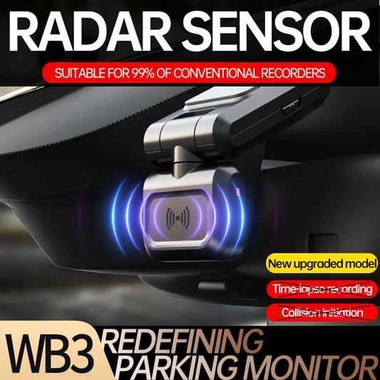 Parking Surveillance Partner for Dash Cam Radar & Hardwire Kit for 24H Parking Monitor in Car Suitable for a Variety of Ccar DVR
