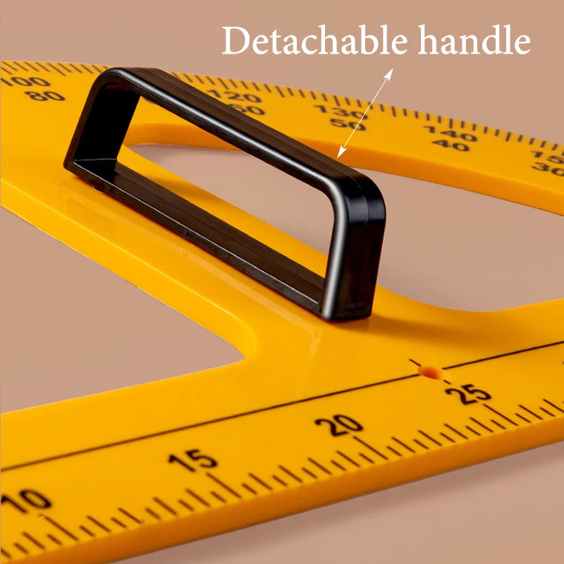 Teaching Triangle Ruler Protractor Compass Math Drawing Instruments For Teachers Educational Stationery 50/100cm Straight Ruler