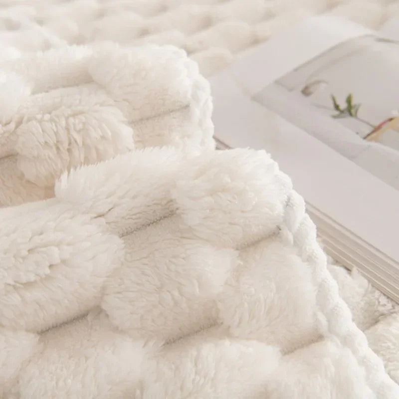 Thicken Plush Sofa Cushion Winter Warm Sofas Mat Towel Anti-slip Universal Couch Covers Pets Kid Soft Sofa Blanket Living Room
