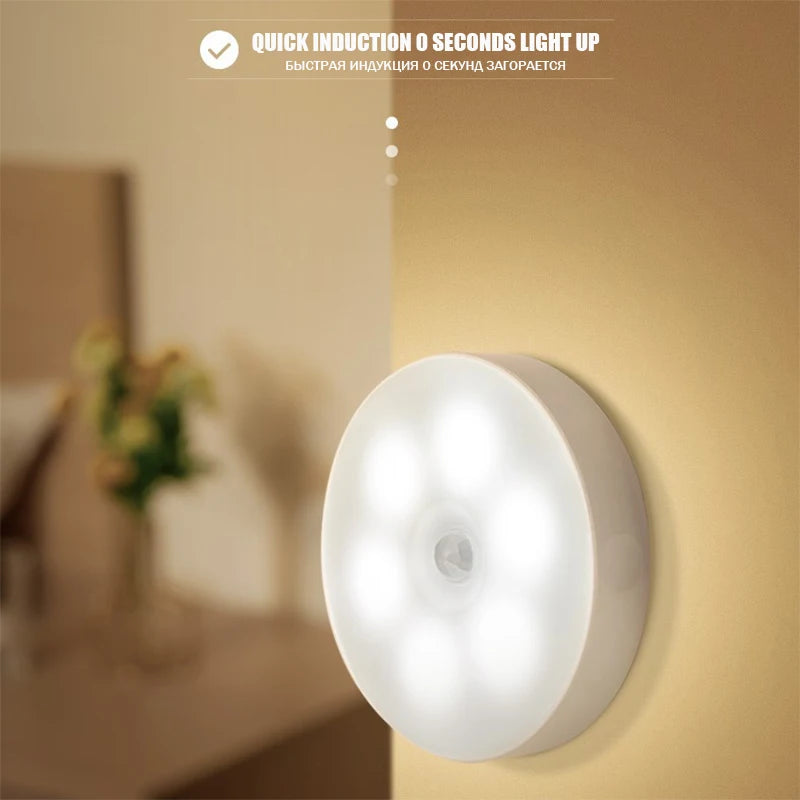 Light Bedroom Night Light Room Decor LED Lamp Rechargeable Home Decoration For Corridors Room Aisles Lighting