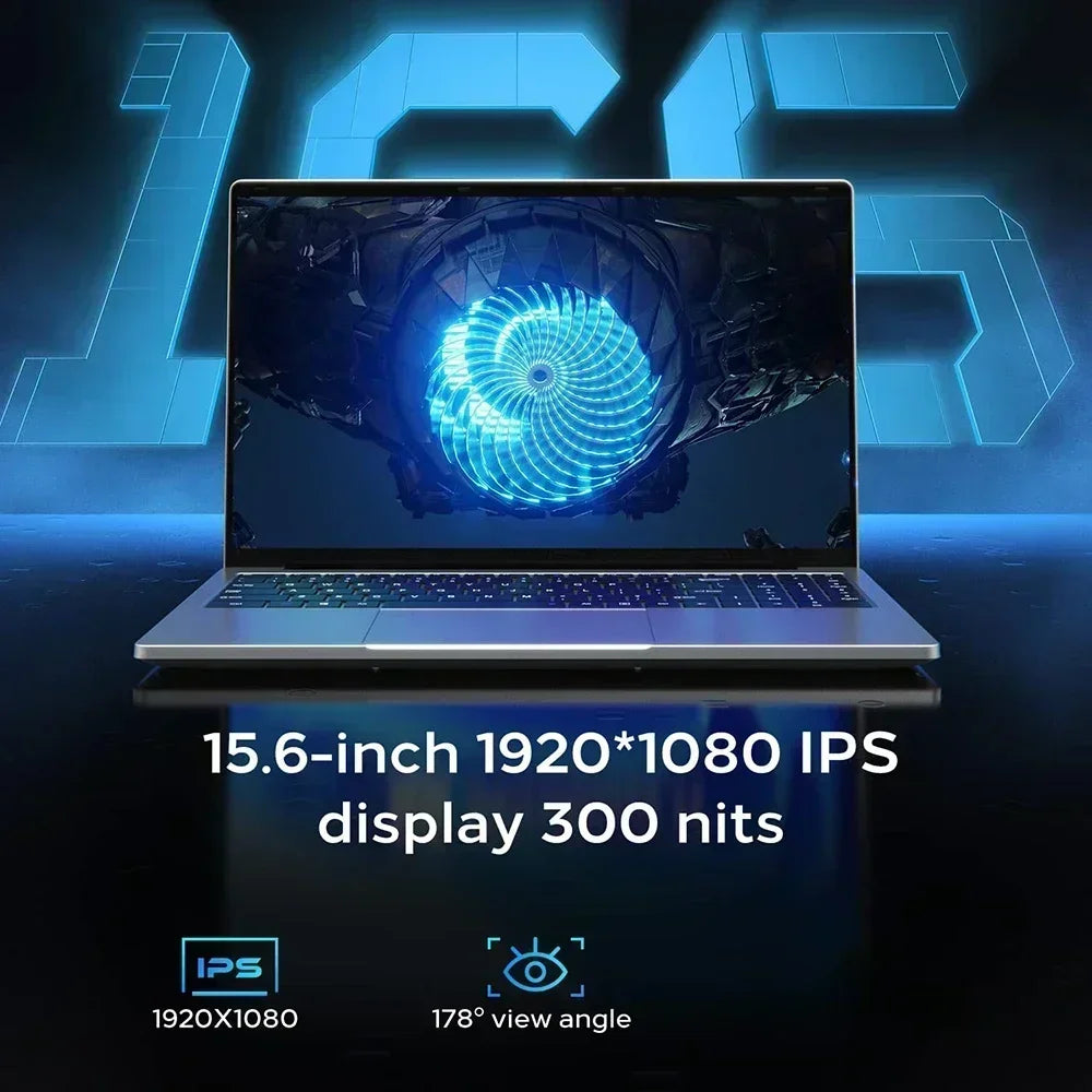 🍓Greatium Gaming Laptops Netbook Office School Notebooks Windows 11 15.6" Intel 12th Gen N95 16GB DDR4 1TB M.2 WiFi HDMI USB