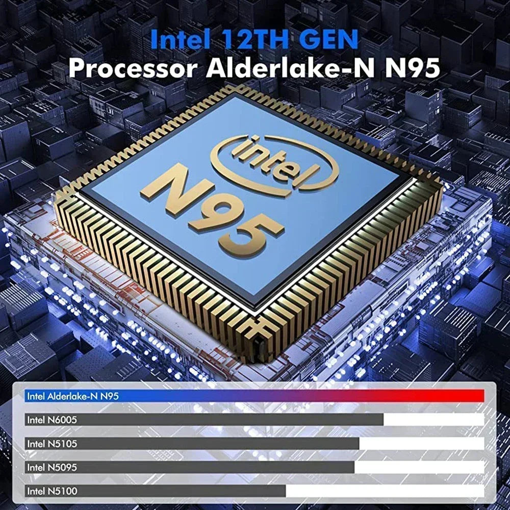🍓Greatium Gaming Laptops Netbook Office School Notebooks Windows 11 15.6" Intel 12th Gen N95 16GB DDR4 1TB M.2 WiFi HDMI USB