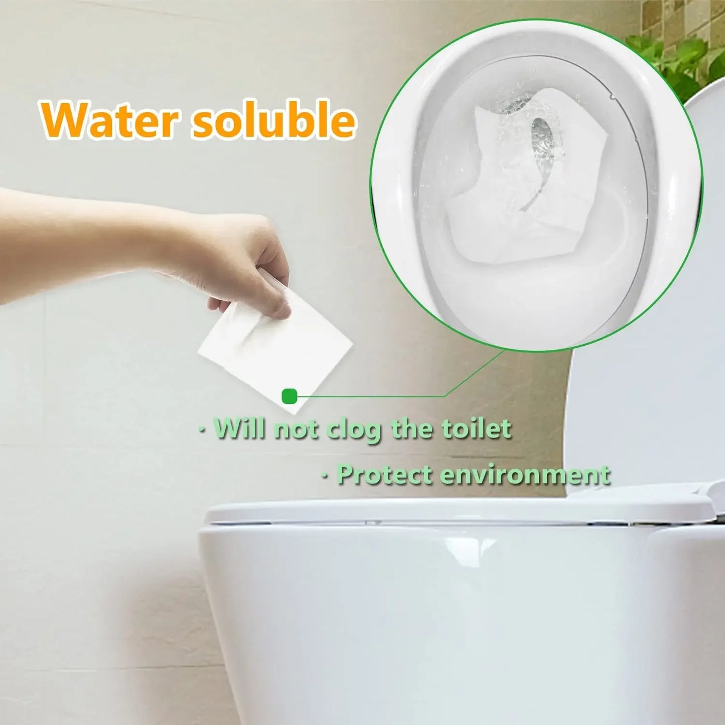 10/30/50PCS Disposable Toilet Seat Cover Portable Travel Camping Hotel Bathroom Degradable Waterproof Toilet Mat Accessories