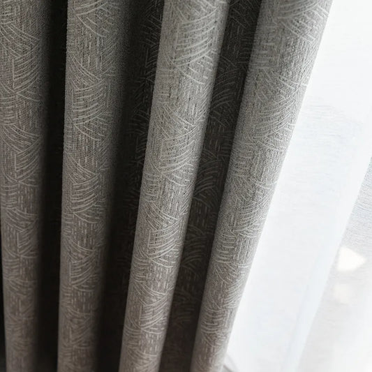🌸luxury solid color curtains