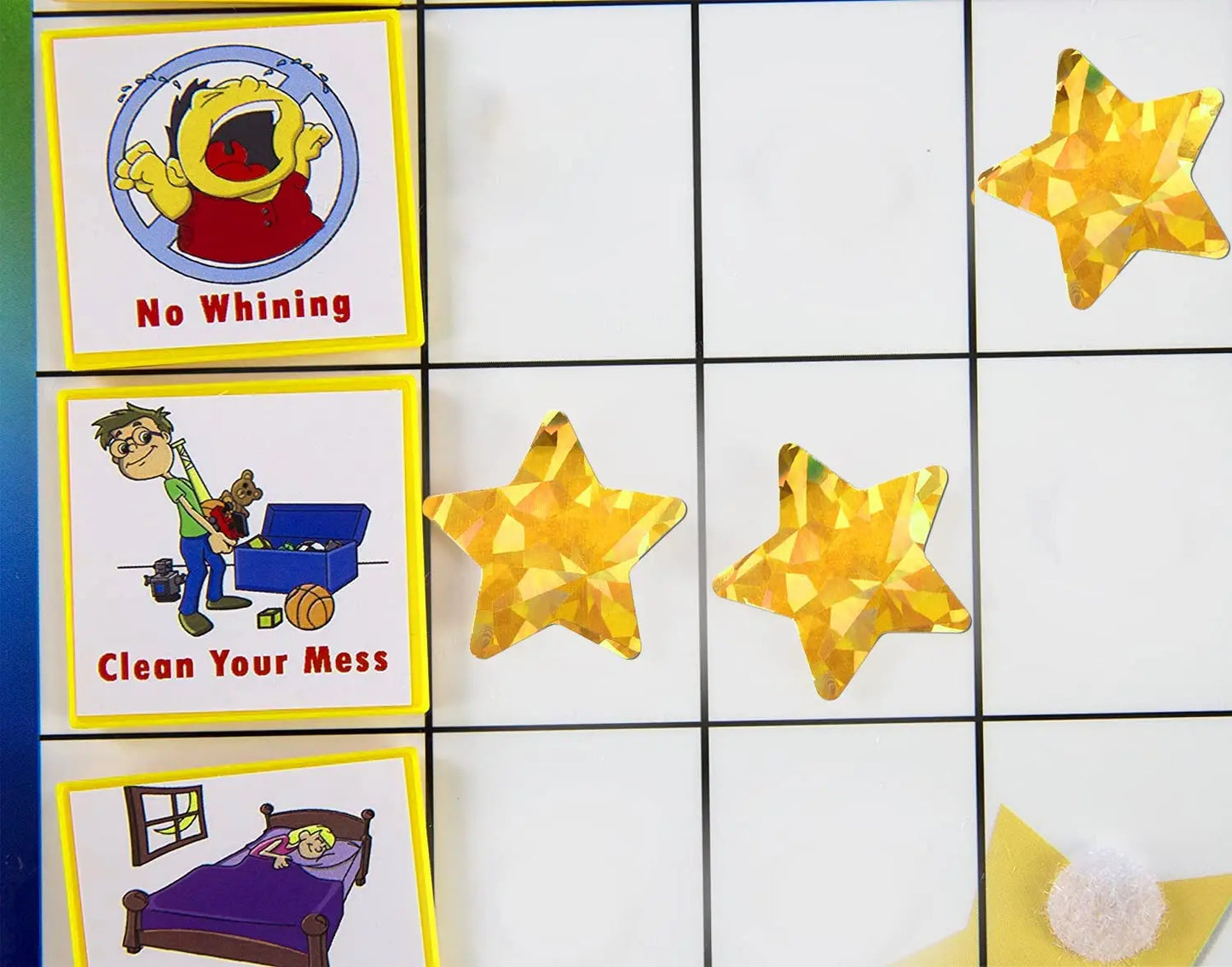 500Pcs Holographic Gold Star Stickers for Kids Reward Foil Star Stickers Labels for Wall Crafts Classroom Teachers Supplies