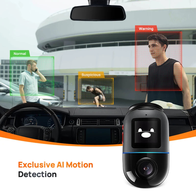 Dash Cam Omni X200 360° Full View Built-in GPS ADAS 70mai Car DVR X200 Camera 24H Parking Monitor eMMC Storage AI Motion