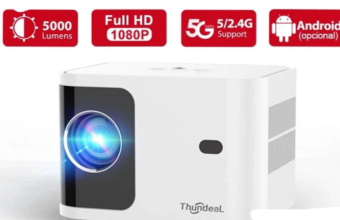 HD Mini Projector TD91 for Full HD 1080P 4K Video 5G WIFI Android Portable Projector TD91W Home Theater Cinema Beamer