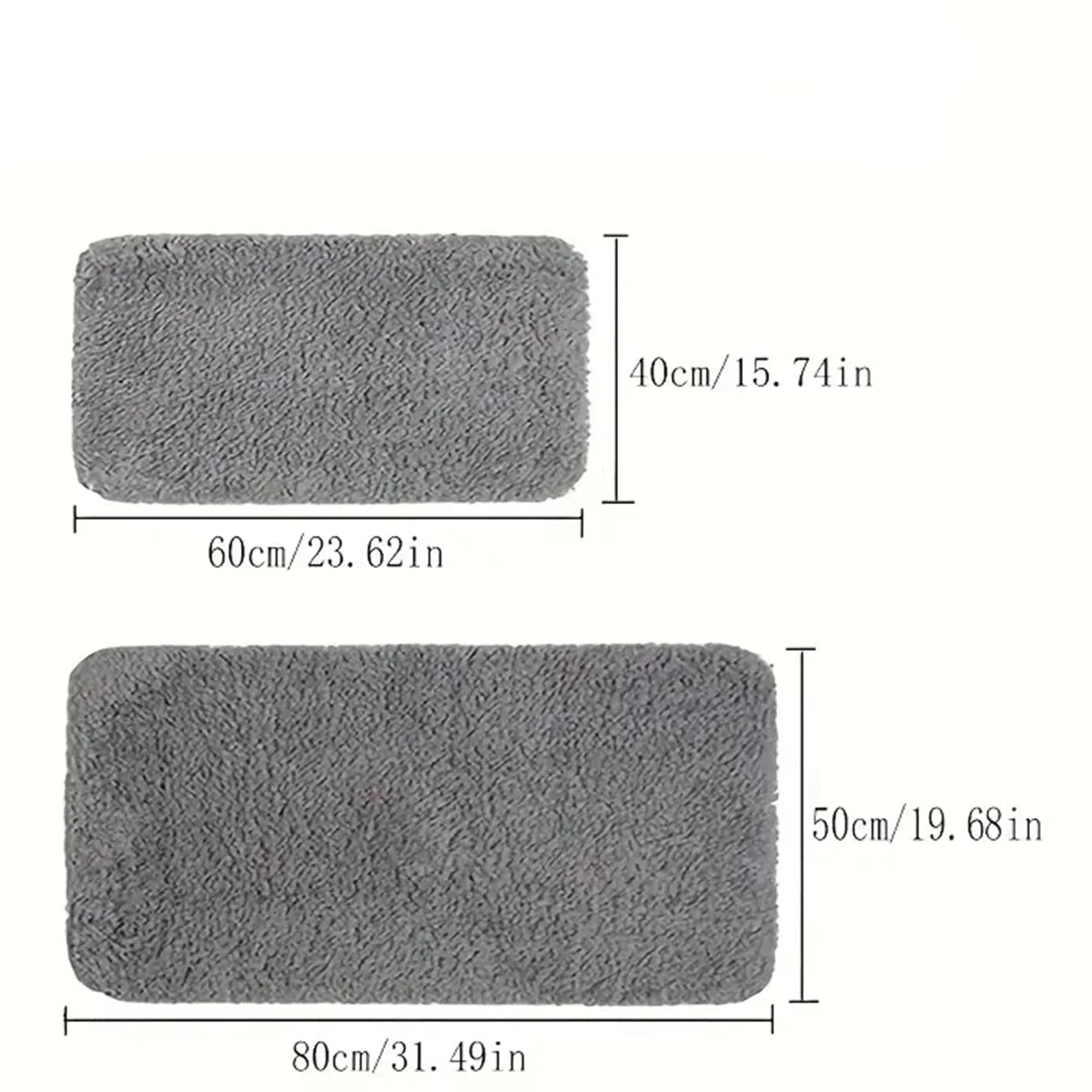 Water absorbtion anti slip bathroom mat thickened bathroom carpet long hair carpet machine washable durable toilet mat