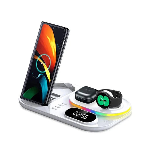 Wireless Charger 3 in 1 for Samsung 30W Qi Fast Charging Station for Samsung S22 Ultra Galaxy Watch 5 4 Charger Dock Foldable