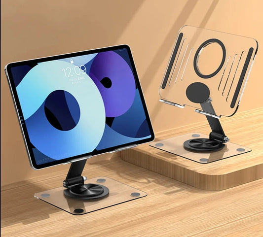 Tablet Stand Folding Adjustable Desk Holder Acrylic Tablet Bracket for iPad Pro 12 9 11 Air 5 Mini 6 Samsung Xiaomi Pad Support