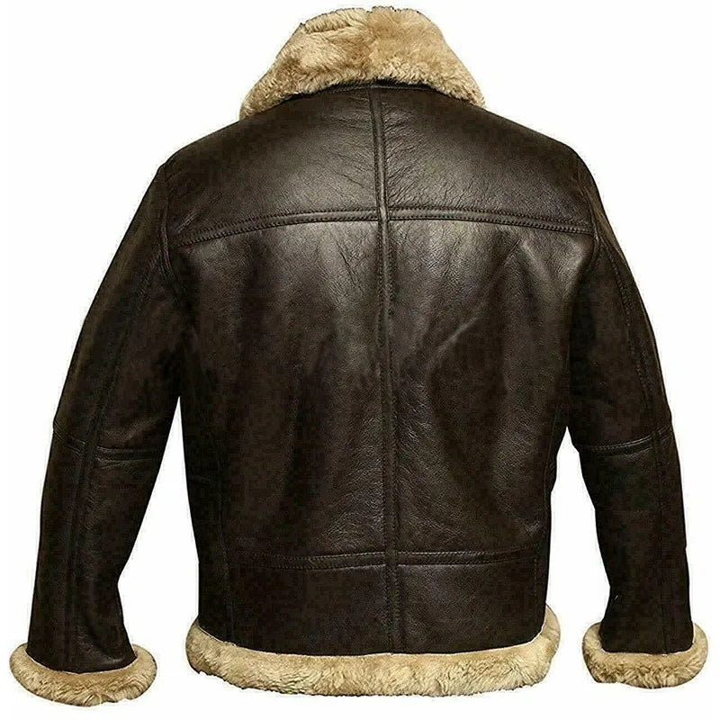 Men's Fur Coat Winter Thickened Fur Imitation Leather Jacket Men Clothing