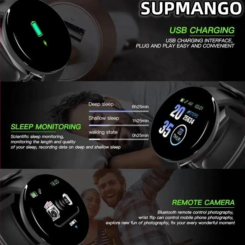 Smart Watch Multi Function Step Connected Smart Watch For Men And Women Suitable For And Android