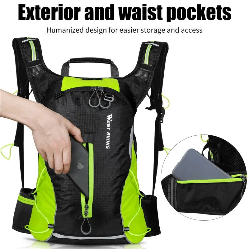 Portable Breathable Ultralight Bicycle Bag Outdoor Sport Climbing Travel Hiking Hydration Bag