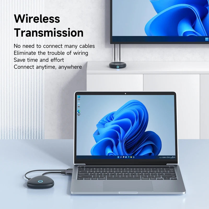 Wireless HDMI-compatible Transmitter and Receiver Enterprise 4K Extender Kit Display Adapter Dongle Casting Video Audio