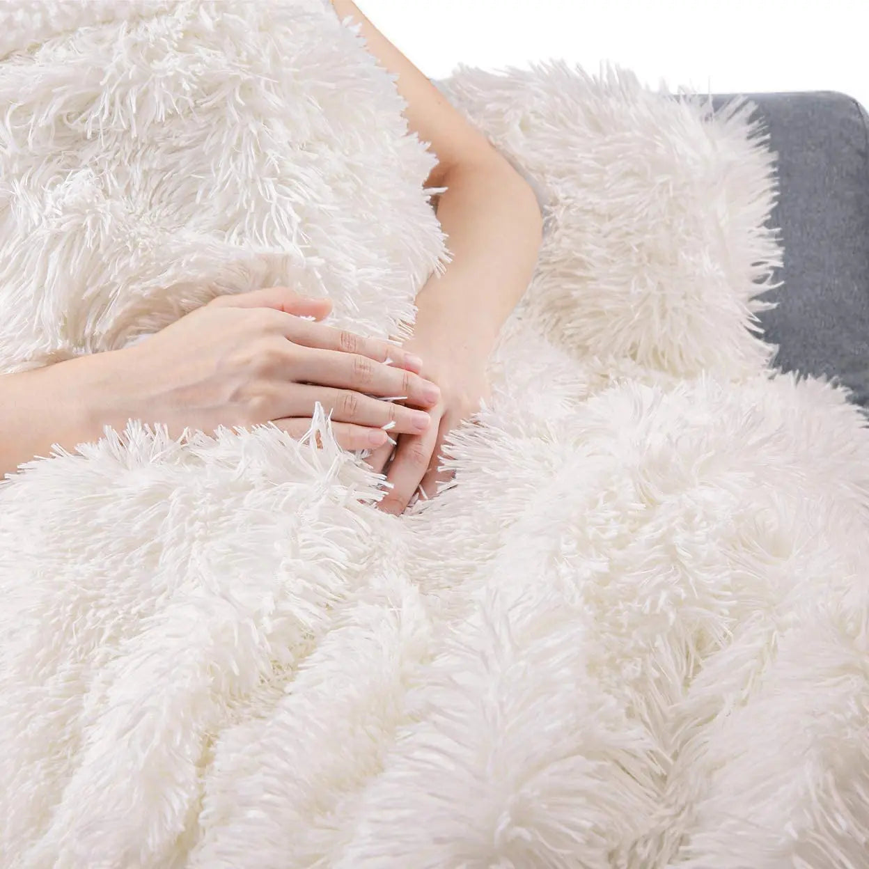 Double Layer Plush warm winter throw Blanket