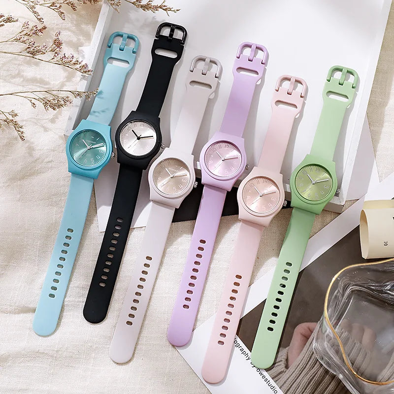 Brand Silicone Strap Quartz Watch for Women Casual Fashion Luxury Ladies Wristwatch Montre Femme Clock Reloj Mujer Dropshipping