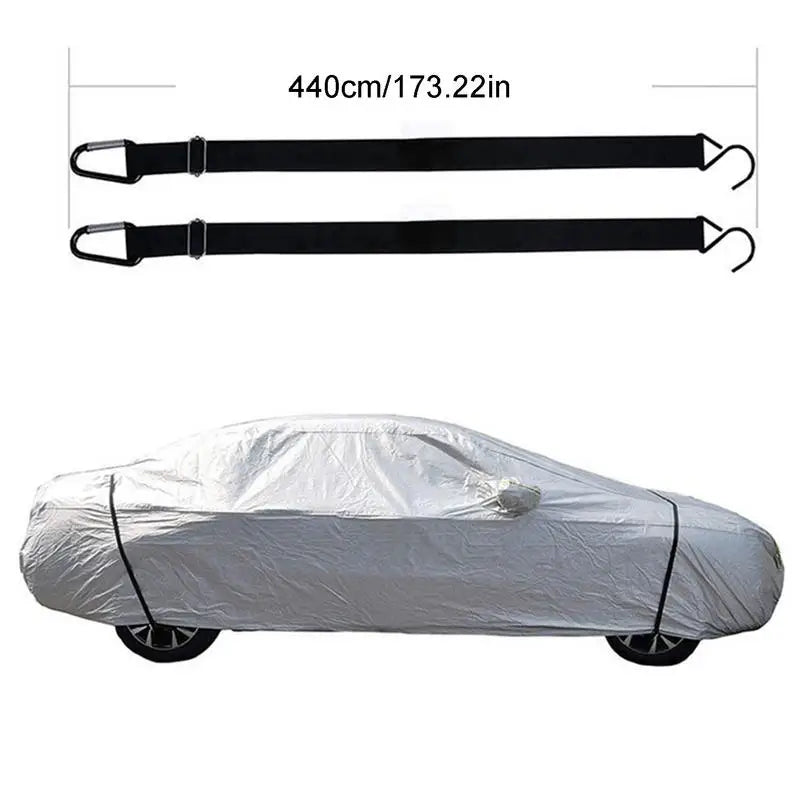 Car Cover Straps 2pcs Universal Car Cover Straps Waterproof Outdoor Cover Sun Rain Protection Car Cover Straps Car Accessories