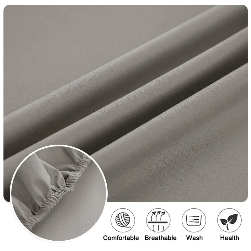 Waterproof Bed Cover Fitted Bed Sheets With Elastic Band Anti-slip Adjustable Mattress Protector Double Fitted Sheet 160/180x200