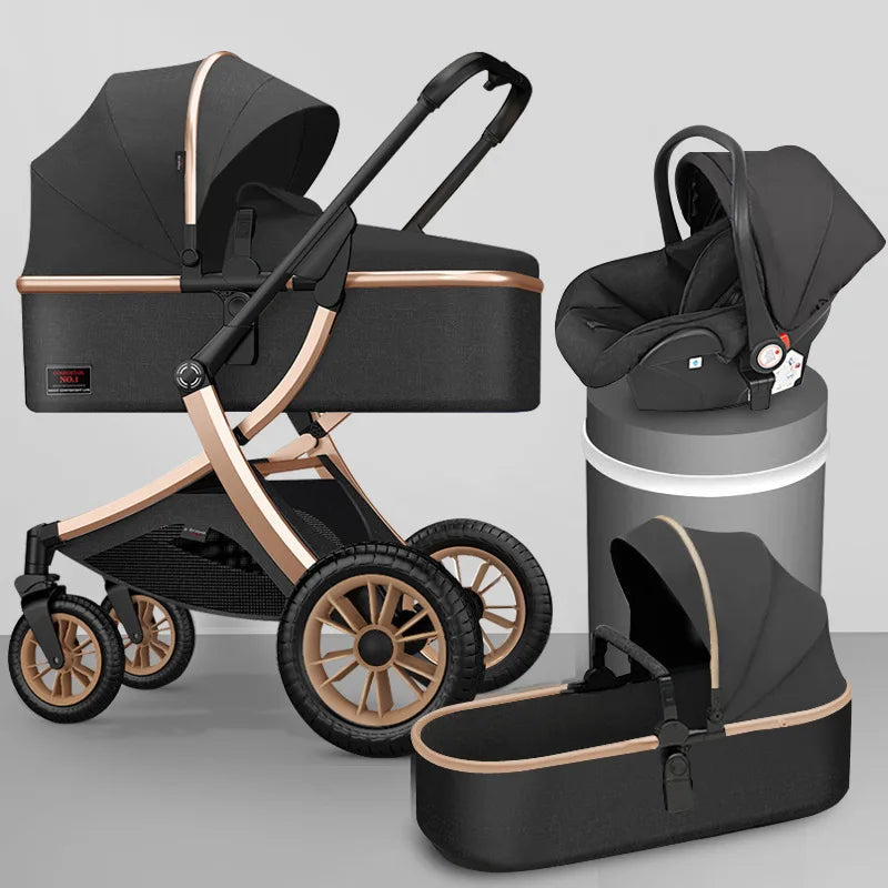 💐3 in 1 baby stroller baby pram stroller