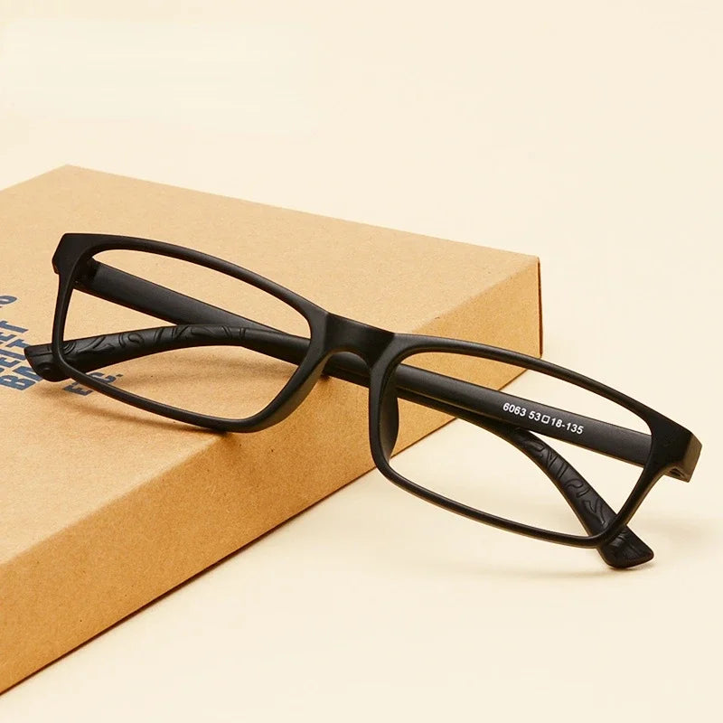 +/- Customize Glasses Men TR90 Myopia Eyeglasses Prescription Custom Myopia Hyperopic Astigmatism Custom Progressive Multifocus