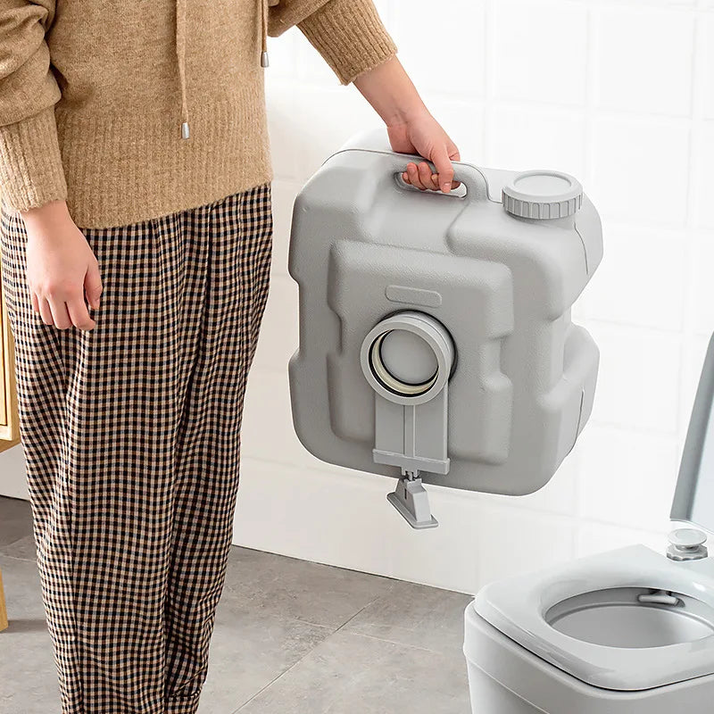 10L/20L RV Outdoor Squatting Toilet for The Elderly Mobile Outdoor Toilet Pregnant Women Portable Camping Toilet Flushing Mobile