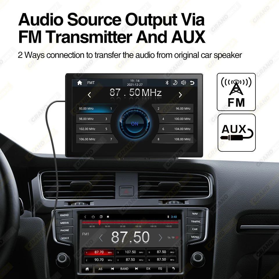 🌸Universal 9 inch Car Radio Multimedia Video Player Wireless CarPlay Android Auto Touch Screen For VW Nissan Toyota Car Audio