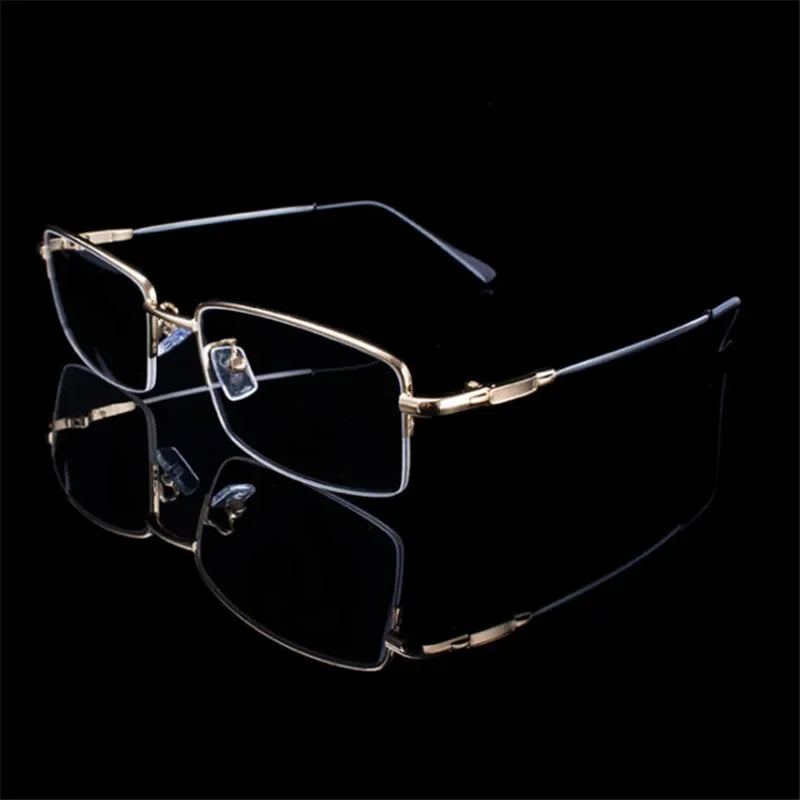 +/- Customize Prescription Memory Glasses Men Prescription Eyeglasses Optical Myopia Farsighted Progressive Multifocal 7233