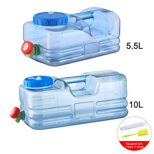 Camping Water Bucket Portable Driving Water Bucket Food Grade Water Container with Tap Big Capacity for Picnic Travel