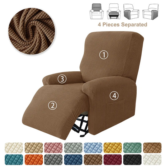 🪑Thick Split Recliner Chair Cover Non-Slip Polar Fleece Single Sofa Covers for Living Room