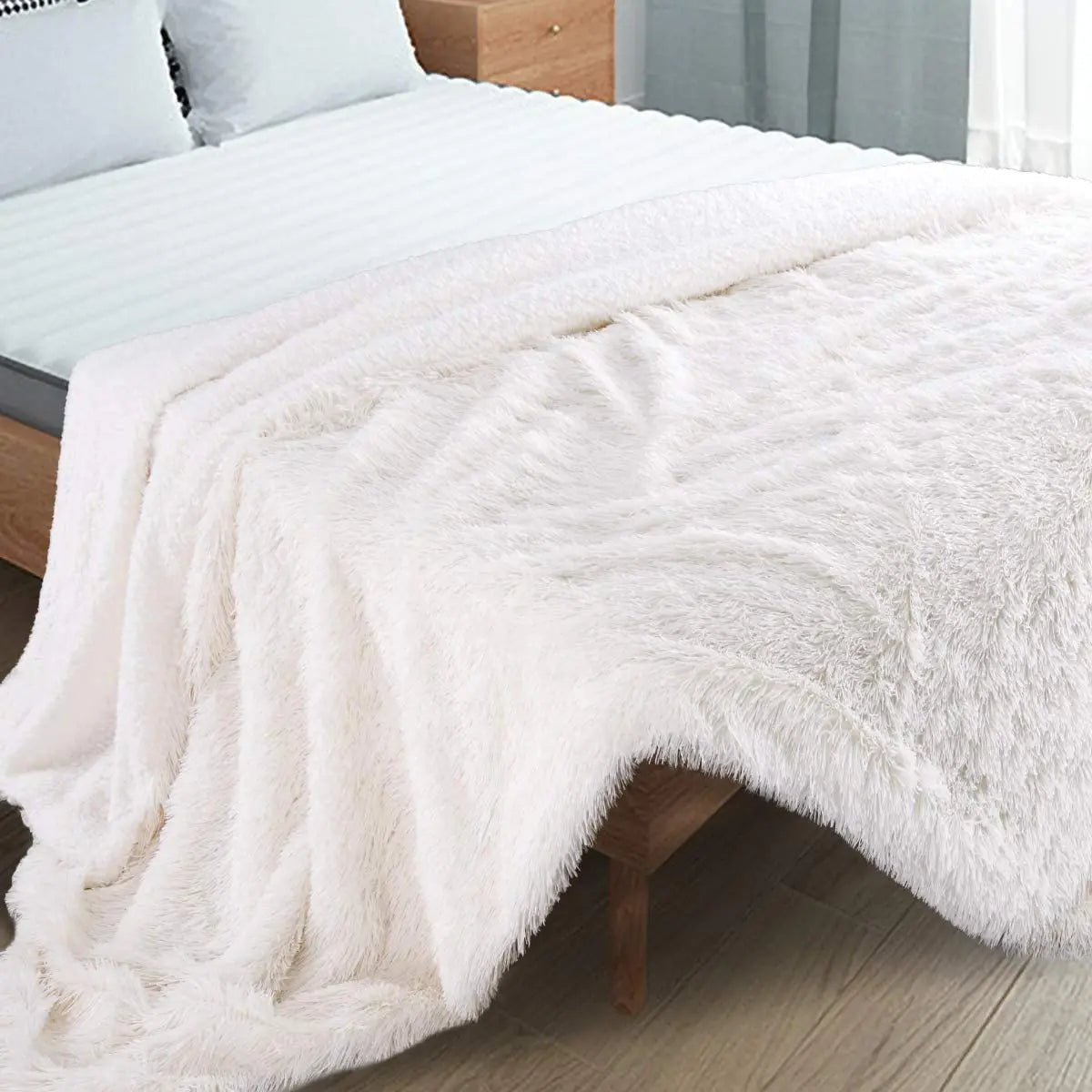 Double Layer Plush warm winter throw Blanket