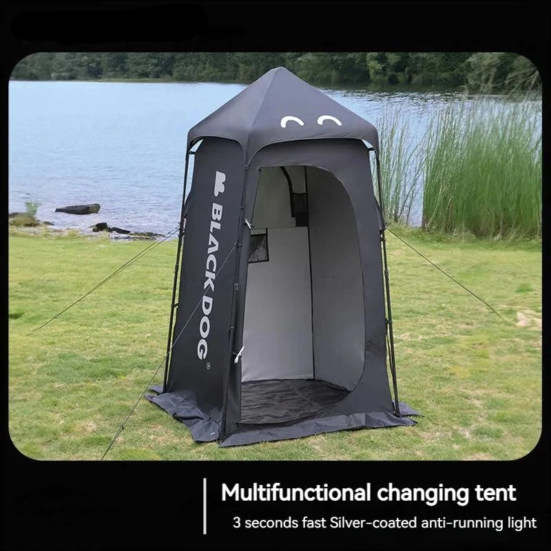 Shower Toilet Tent Automatic Cabin One-touch Tent Waterproof PU 2000 Sunscreen UPF 50 High Privacy Outdoor